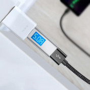 Baseus Durable Nylon USB-A to USB-C Cable PD 2.0 100W (CATKC-A01) - здрав кабел с въжена оплетка и бързо зареждане за устройства с USB-C порт (100 см) (черен) 7