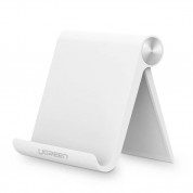 Ugreen Multi-Angle Adjustable Desk Stand - преносима сгъваема поставка за таблети и смартфони (бял)