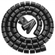 Ugreen Spiral Tube Cable Organizer - органайзер за кабели (5 метра) (черен)