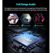 Edifier G5000 Gaming Speakers - уникална 2.0 безжична гейминг аудио система с подцветка (черен) 3
