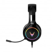 Varr Gaming RGB Headset - геймърски слушалки с микрофон, управление на звука и подсветка (черен) 2