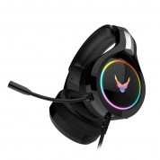 Varr Gaming RGB Headset - геймърски слушалки с микрофон, управление на звука и подсветка (черен) 3