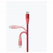Anker PowerLine+ II USB-A to USB-C 2.0 Cable - бърз и издръжлив кабел за зареждане на устройства с USB-C порт (180 см) (червен) 1