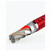 Anker PowerLine+ II USB-A to USB-C 2.0 Cable - бърз и издръжлив кабел за зареждане на устройства с USB-C порт (180 см) (червен) 4