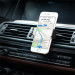 Ugreen Air Vent Mount Phone Holder - поставка за радиатора на кола за смартфони (сив) 6