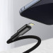 Baseus High Density Braided USB-C to Lightning Cable PD 20W (CATLGD-01) - USB-C към Lightning кабел за Apple устройства с Lightning порт (100 см) (черен) 9