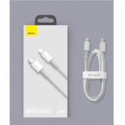 Baseus High Density Braided USB-C to Lightning Cable PD 20W (CATLGD-02) (100 cm) (white) 11