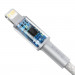 Baseus High Density Braided USB-C to Lightning Cable PD 20W (CATLGD-02) - USB-C към Lightning кабел за Apple устройства с Lightning порт (100 см) (бял) 3