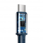 Baseus High Density Braided USB-C to USB-C Cable PD 2.0 100W (CATGD-03) (100 cm) (blue) 3