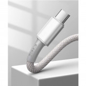 Baseus High Density Braided USB-C to USB-C Cable PD 2.0 100W (CATGD-A02) (200 cm) (white) 8