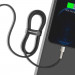 Baseus Cafule Metal Series USB-C to Lightning Cable PD 20W (CATLJK-A01) - USB-C към Lightning кабел за Apple устройства с Lightning порт (100 см) (черен) 8