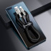Baseus Cafule Metal Series USB-A to USB-C Cable 40W (CATJK-01) - здрав кабел с въжена оплетка за устройства с USB-C порт (25 см) (черен-златист)  9