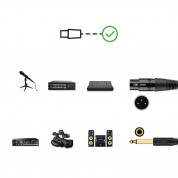 Ugreen XLR to 6.35 mm Microphone Cable - качествен аудио кабел XLR към 6.35 мм жак за свързване на микрофон (200 см) (черен) 8