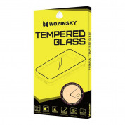 Wozinsky Full Glue 3D Tempered Glass - каленo стъкленo защитнo покритиe за дисплея на Samsung Galaxy A12, Galaxy M12 (черен) 3
