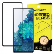 Wozinsky Full Glue 3D Tempered Glass - каленo стъкленo защитнo покритиe за дисплея на Samsung Galaxy A52, Galaxy A52 5G (черен)