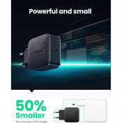 Ugreen GaN Fast Wall Charger 65W USB-C - захранване за ел. мрежа за лаптопи, смартфони и таблети с USB-C изход с технология за бързо зареждане (черен) 5