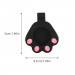 Cat Paw AirTag Silicone Keyring Case - силиконов ключодържател за Apple AirTag (черен) 3