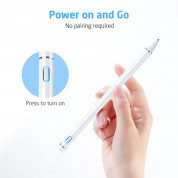 ESR Digital Stylus Pen (microUSB port) - универсална професионална писалка за iPad и мобилни устройства (бял) 4