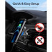 ESR Halolock MagSafe Vent Car Mount 15W - поставка за радиаторa на кола с безжично зареждане за iPhone с Magsafe (черен) 6
