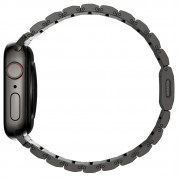 Nomad Strap Stainless Steel Band V2 - стоманена каишка за Apple Watch 42мм, 44мм, 45мм (тъмносив) 3