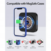 ESR Halolock MagSafe Dashboard Car Mount 15W - поставка за таблото или стъклото на кола с безжично зареждане за iPhone с Magsafe (черен) 2
