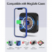 ESR Halolock MagSafe Dashboard Car Mount 15W - поставка за таблото или стъклото на кола с безжично зареждане за iPhone с Magsafe (черен) 3