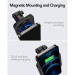 ESR Halolock MagSafe Dashboard Car Mount 15W - поставка за таблото или стъклото на кола с безжично зареждане за iPhone с Magsafe (черен) 7