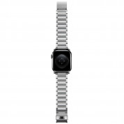 Nomad Strap Stainless Steel Band V2 - стоманена каишка за Apple Watch 42мм, 44мм, 45мм, Ultra 49мм (сребрист) 8