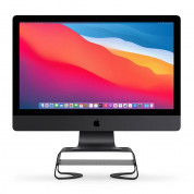 TwelveSouth Curve Riser - алуминиева повдигаща поставка за iMac и дисплеи (черен)