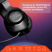 JBL Quantum 100 Gaming Headset - гейминг слушалки с микрофон и 3.5mm жак (черен) 5