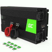 Инвертор за кола - Green Cell Car Inverter 24V to 230V Pure Sine 1500W 