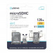 Platinet 4in1 128GB USB Flash Drive + Micro SD card + micro USB OTG Reader - micro USB четец за microSD карти и памет карта със SD адаптер (клас 10) 1