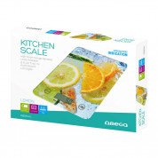 Omega Kitchen Scale Lemons with LCD Display - кухненска везна за измерване на теглото на хранителни продукти 1