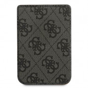 Guess 4G Magnetic Wallet - кожен портфейл (джоб) за прикрепяне към iPhone с MagSafe (черен) 2