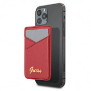 Guess Saffiano Magnetic Wallet (red)
