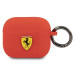 Ferrari AirPods 3 Silicone Case - силиконов калъф с карабинер за Apple Airpods 3 (червен) 1
