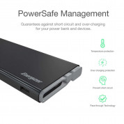 Energizer Ultimate Power Bank 10000 mAh - преносима външна батерия с 2xUSB-A изходи за зареждане на мобилни устройства (черен) 8