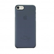 Ozaki O!Coat 0.3 Jelly Case 2-in-1 Pack - комплект от два тънки полипропиленови кейса (0.3 mm) за iPhone SE (2022), iPhone SE (2020), iPhone 8, iPhone 7 (черен и син) 2