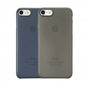 Ozaki O!Coat 0.3 Jelly Case 2-in-1 Pack - комплект от два тънки полипропиленови кейса (0.3 mm) за iPhone SE (2022), iPhone SE (2020), iPhone 8, iPhone 7 (черен и син)