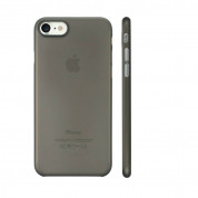 Ozaki O!Coat 0.3 Jelly Case - тънък полипропиленов кейс (0.3 mm) за iPhone SE (2020), iPhone 8, iPhone 7 (черен) 1