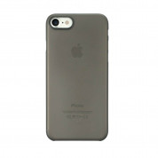 Ozaki O!Coat 0.3 Jelly Case - тънък полипропиленов кейс (0.3 mm) за iPhone SE (2020), iPhone 8, iPhone 7 (черен)