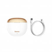 Baseus Encok W02 AirNora TWS In-Ear Bluetooth Earphones - безжични блутут слушалки със зареждащ кейс (бял) 5
