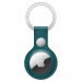 Apple AirTag Leather Key Ring - стилен оригинален ключодържател от естествена кожа за Apple AirTag (зелен) 1