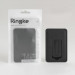Ringke Wallet Mini Card Holder with Metal Plate and Stand Function - поставка с джоб за документи и карти, прикрепяща се към всяко мобилно устройство (черен) 15