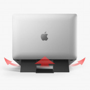 Ringke Folding Laptop Stand 2 - сгъавема, залепяща се към вашия компютър поставка за MacBook и лаптопи (сив) 3