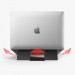 Ringke Folding Laptop Stand 2 - сгъваема, залепяща се към вашия компютър поставка за MacBook и лаптопи (сив) 4