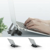 Ringke Folding Laptop Stand 2 - сгъавема, залепяща се към вашия компютър поставка за MacBook и лаптопи (сив) 2