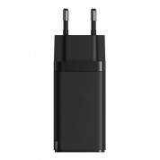 Baseus GaN 2 Pro Charger 65W (CCGAN2P-B01) - захранване за ел. мрежа за лаптопи, смартфони и таблети с USB-A и 2xUSB-C изходи с технология за бързо зареждане (черен) 2