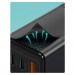 Baseus GaN 2 Pro Charger 65W (CCGAN2P-B01) - захранване за ел. мрежа за лаптопи, смартфони и таблети с USB-A и 2xUSB-C изходи с технология за бързо зареждане (черен) 12