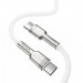 Baseus Cafule Metal Series USB-C to USB-C Cable 100W (CATJK-C02) - здрав кабел с въжена оплетка за устройства с USB-C порт (100 см) (бял) 3